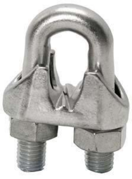 Picture of 1/4" Galvanized Cable Clamp