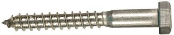 Picture of 5/16" x 2" Stainless Steel Lag Bolt