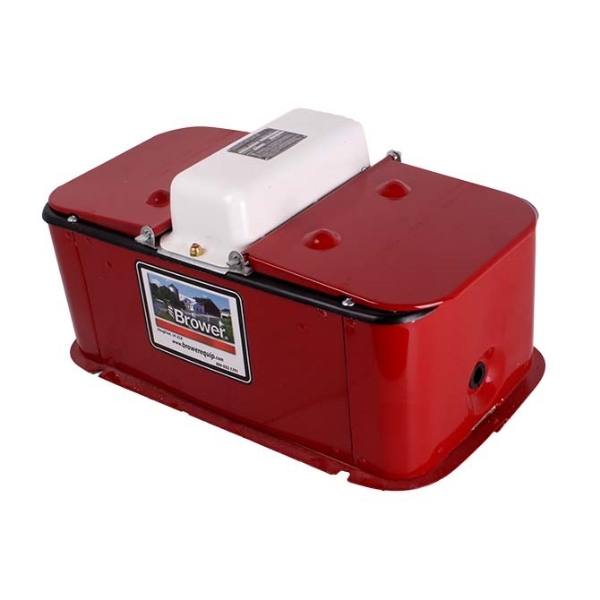 Heated Outdoor Hog Waterer 2 Hole w/ Lids