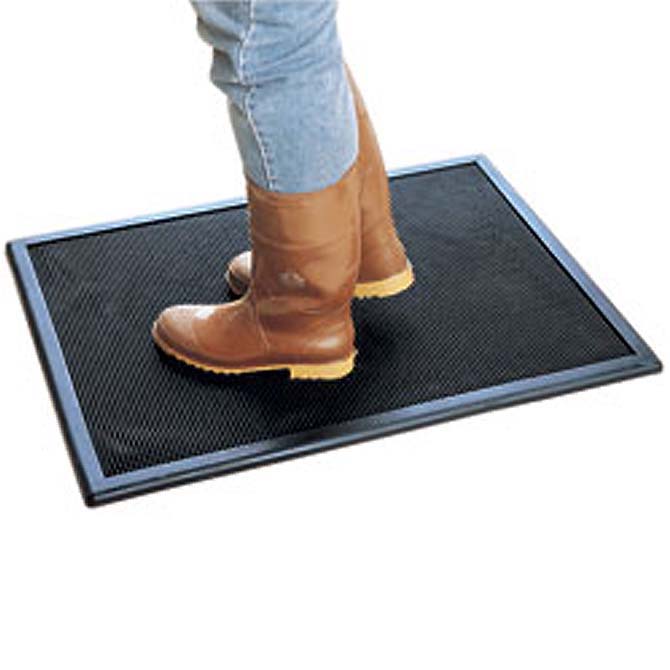 BLACK RUBBER DISINFECTANT MAT Hog Slat