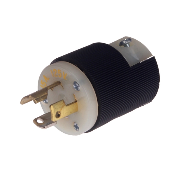 Picture of TWIST LOCK PLUG MALE 125V 15AMP FUSE