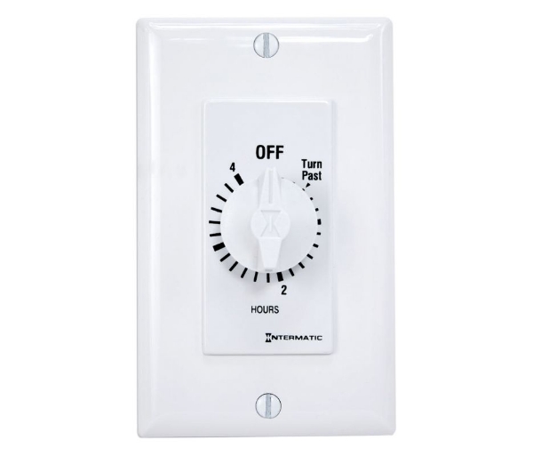 Spring Wound Timer Parts 4-Pack Timer Knob Replacements - White ABS Knobs For Intermatic FD Series Spring Wound Timers Intermatic FD Timer Knobs