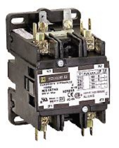 Picture of Contactor 2 Pole 40 Amp Coil Square D 