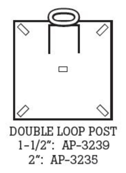 Picture of Double Loop U-Channel Posts