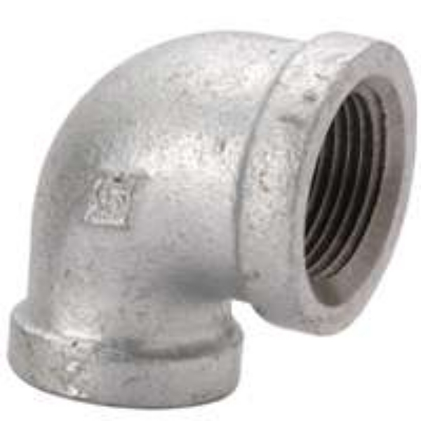 Picture of 3/4" x 1/2" 90 Degree Elbow Galvanized