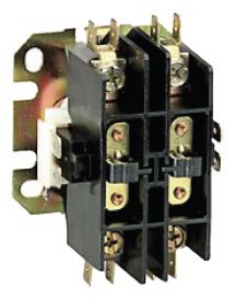 Picture of Contactor 2 Pole 20 & 30 Amp 24 VAC