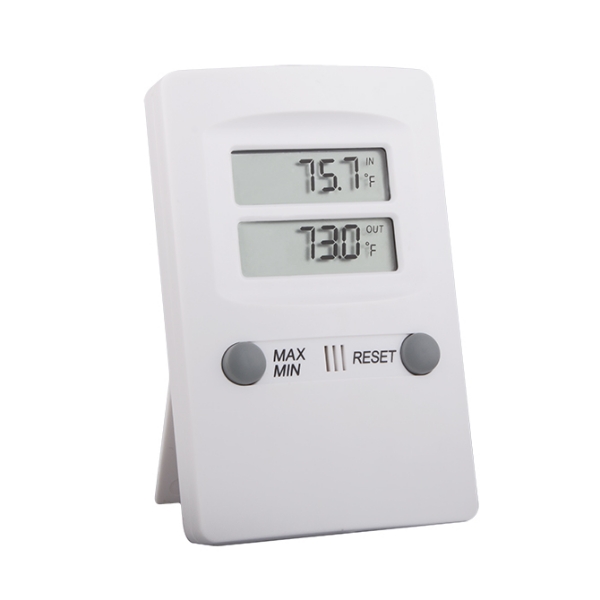 Indoor/Outdoor Tube Thermometer with Hygrometer