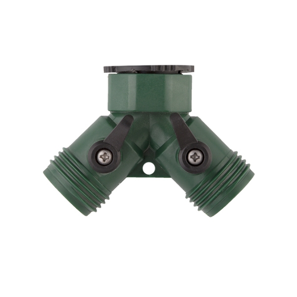 Picture of 3/4" FGHT Hose Wye Connector with Shutoffs