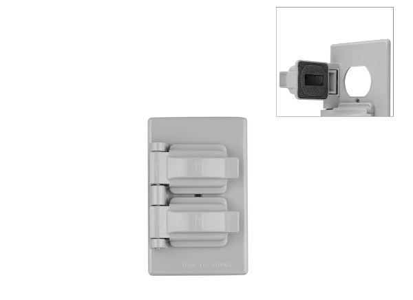 Picture of Weatherproof Duplex Receptacle Cover - Double Door