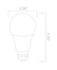 Picture of 6W LED A19 OMNI Dimmable Greenlite™ Bulb