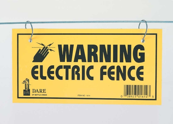 Picture of Warning Signs for Electric Fence - 3 pack