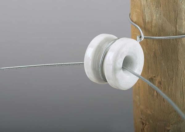 Picture of Heavy Duty Porcelain Corner Insulator - 10 pack