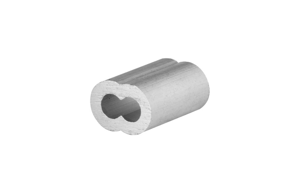 Picture of 1/8" x 3/16" Aluminum Cable Sleeve