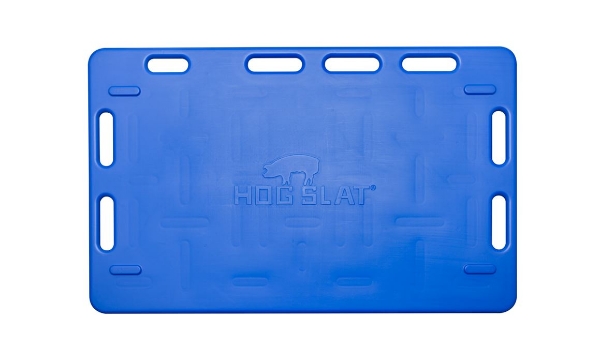 wide polyethylene pig sorting panel with multiple handholds