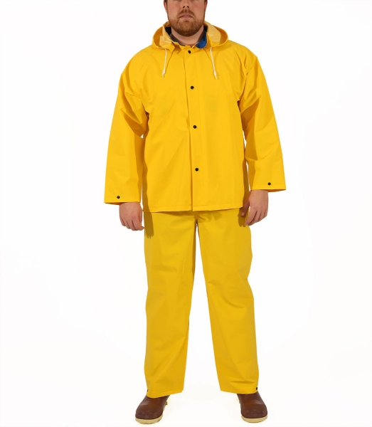 Picture of Tingley® Yellow 3 Piece Rain Suit, .35MM PVC/Polyester, 14Mil