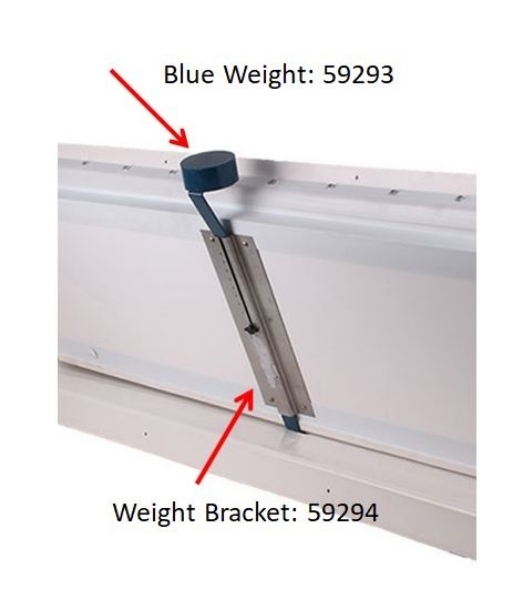 Hog Slat® Wall Inlet Weight & Bracket Image