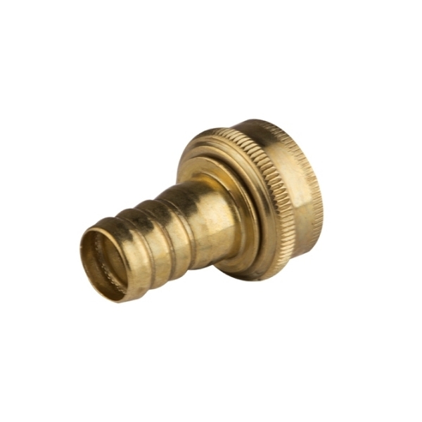 3/4" Barb x 3/4" FGHT Brass Hose Fitting  Image