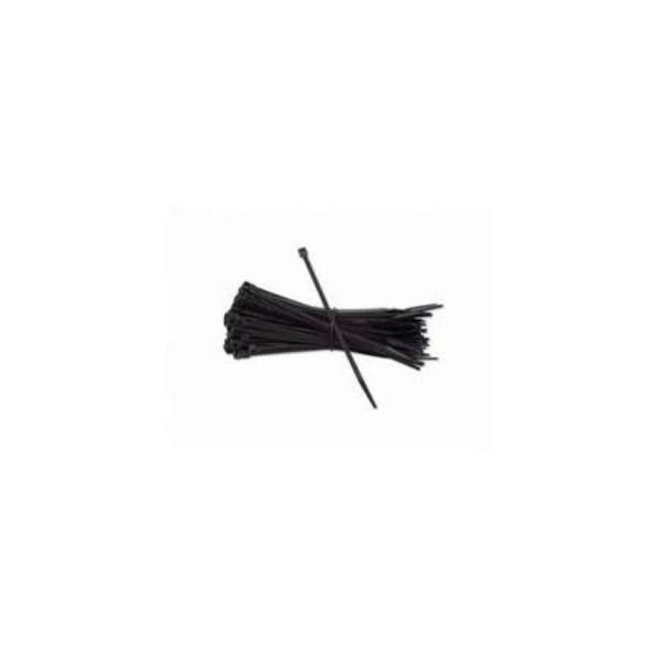 4" Cable Wire Zip Ties - Black 