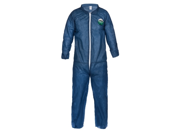 Disposable Poly Coveralls (Navy Blue) - Lightweight