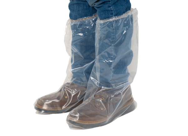 Plastic Boot Covers with Elastic
