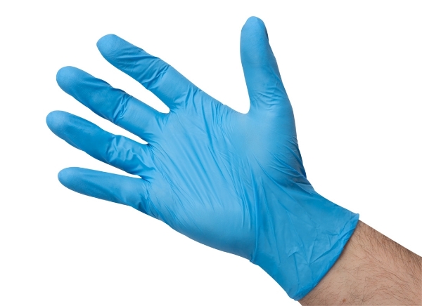 Hand-Tek® Disposable Powder-Free Nitrile Gloves - Blue