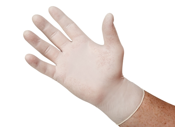 Hand-Tek® Disposable Powder-Free Latex Gloves - White