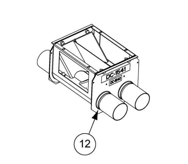 AP®/Cumberland® Model 300 Flex-Flo Twin through Unloader Body Assembly - Old Style