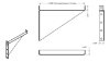 Galvanized Metal Shelf Bracket
