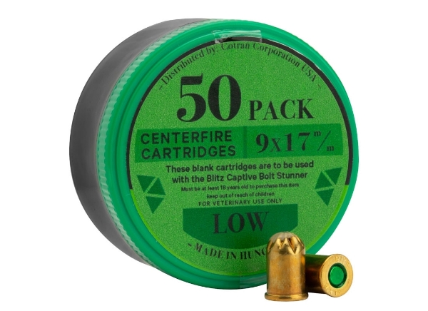 Picture of Cartridge 9mm Blitz Green Low Power 50 Box