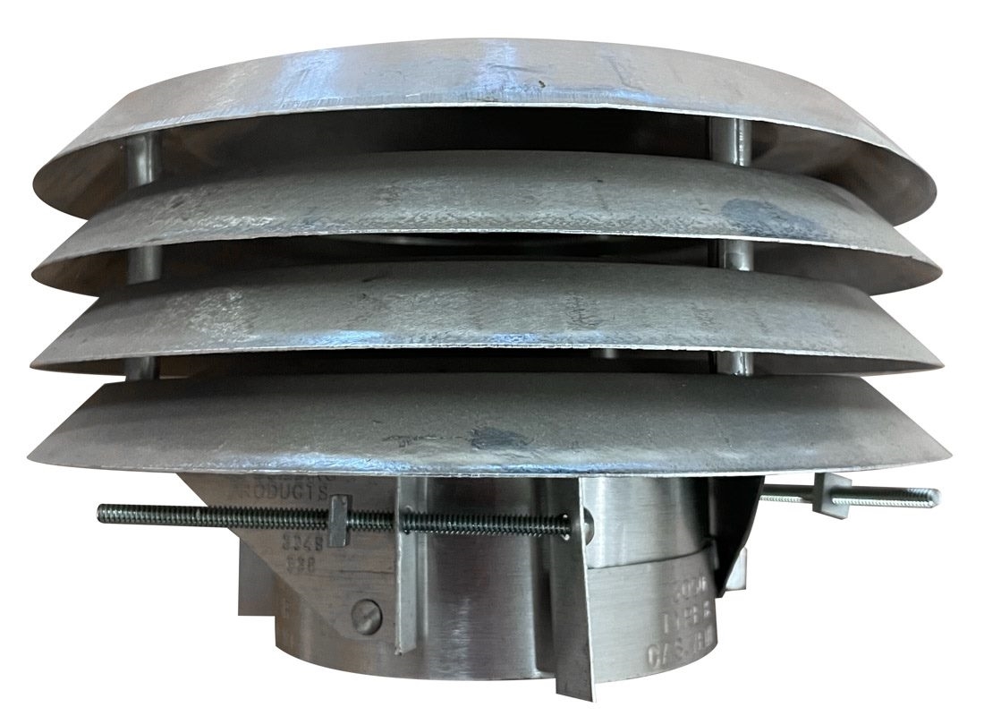 Cap Vent 100mm for Tube Heater Hog Slat