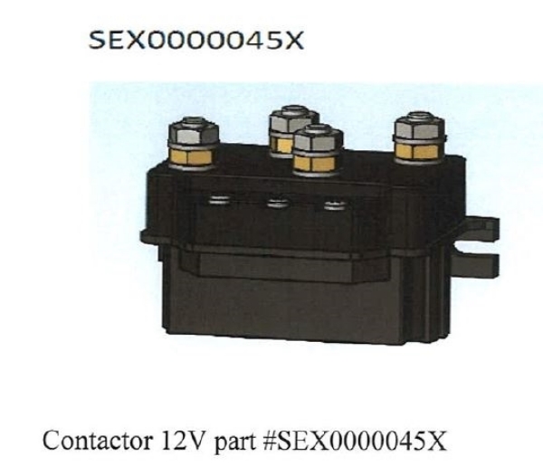 Contactor 12V for Contact-O-Max