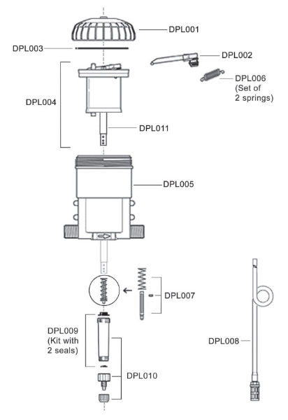 Spring Set for Hog Slat Medicator DPL006