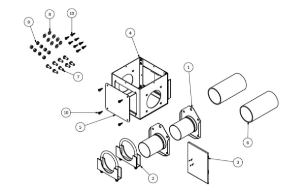 Control Unit Body Kit w/o Electrical Box (Model 75)