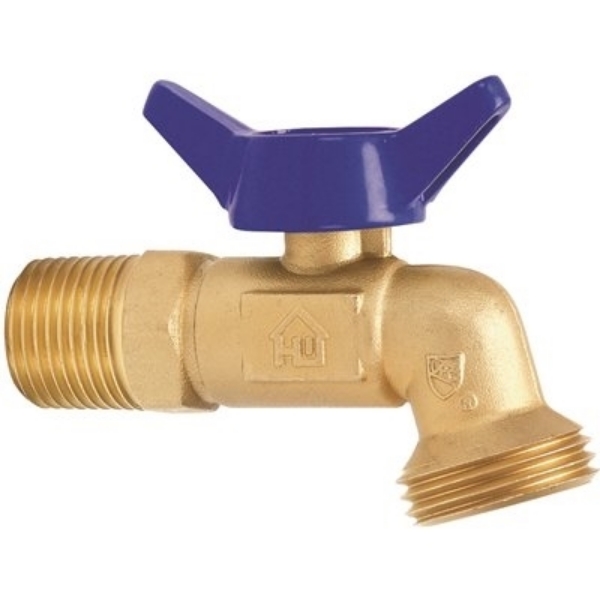 3/4" Brass Spigot w/ Bibb Turn Handle