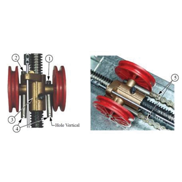 Chore-Time® Linear-Lift & ProTerra® Winch Diagrams