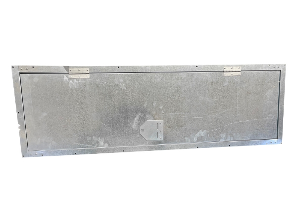 Picture of Door Vent 12-1/4" X 42-1/4" RO W/2 Latches W/OAir Deflectors