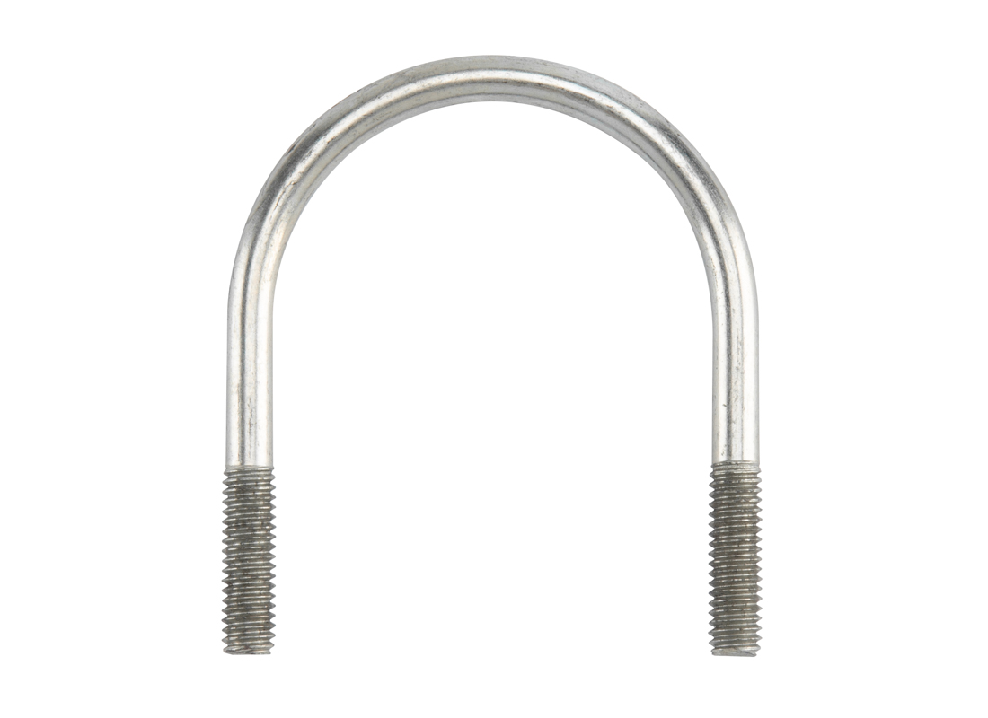 5/16\"-18 X 1-1/2\" Pipe Size Zinc Plated Round Bend U-Bolt QTY 18