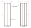 Hen Slat™ Plastic Poultry Flooring (Framing Dimensions)