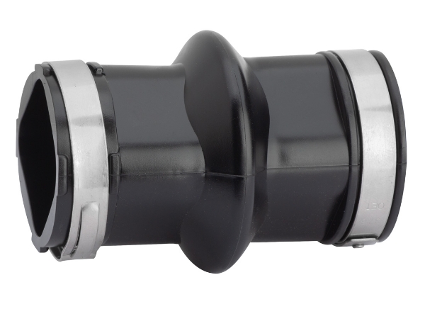 Picture of Lubing® Connector Expansion Connector 28MM Pipe W/Crimp Rings