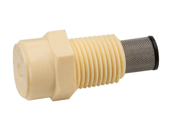Picture of Nozzle 1/8" Fog Nylon Tefen Cream 2GPH@100 PS 105D No Screen