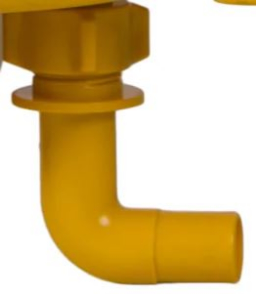 Picture of Lubing® Elbow Outlet w/ Washer and Nut
