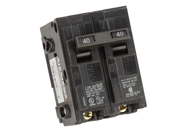 Picture of Siemens 40Amp 2Pole Breaker