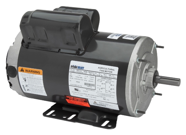 Grower SELECT® 1-1/2 HP 1725 RPM Fan Motor - High SF