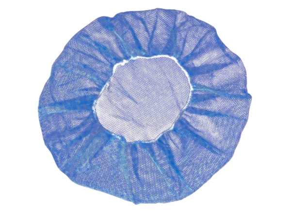 Picture of Hairnet Bouffant Blue Nylon 18"