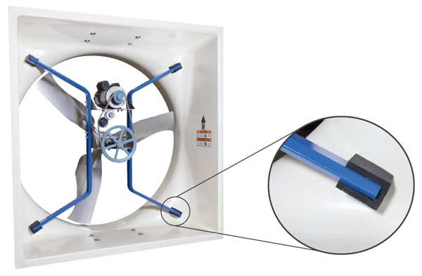 AirStorm X-Brace Fan Inside Mount View