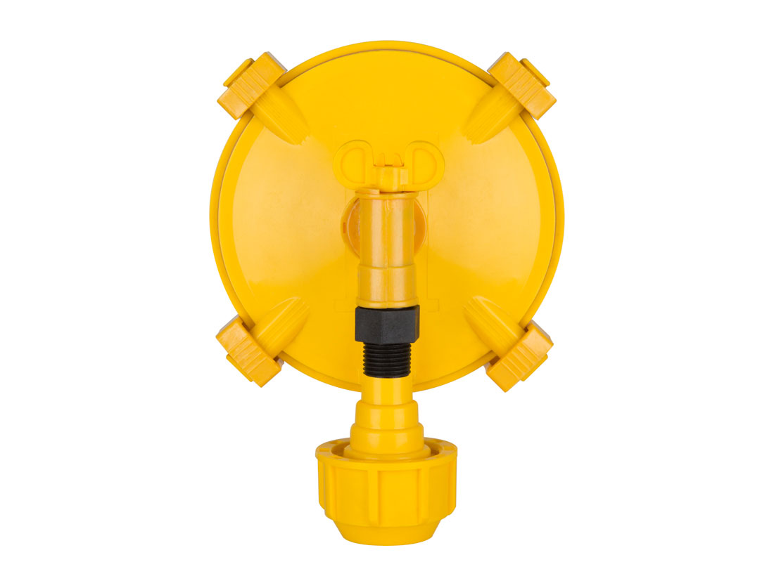 Float-Free Pig Water Level Valve Rear View